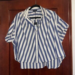 Rag & Bone Martha Striped Cotton Poplin NWT